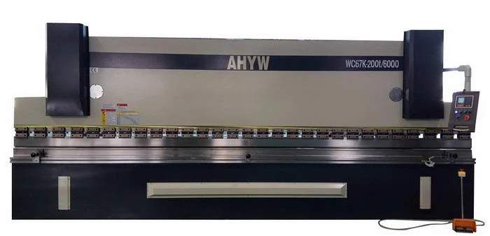 AHYW Yawei 200T6m sheet metal press brake bending machine manufacture china 