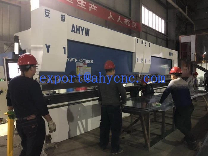 sheet metal AHYW 8m bending machine made in china yawei factory