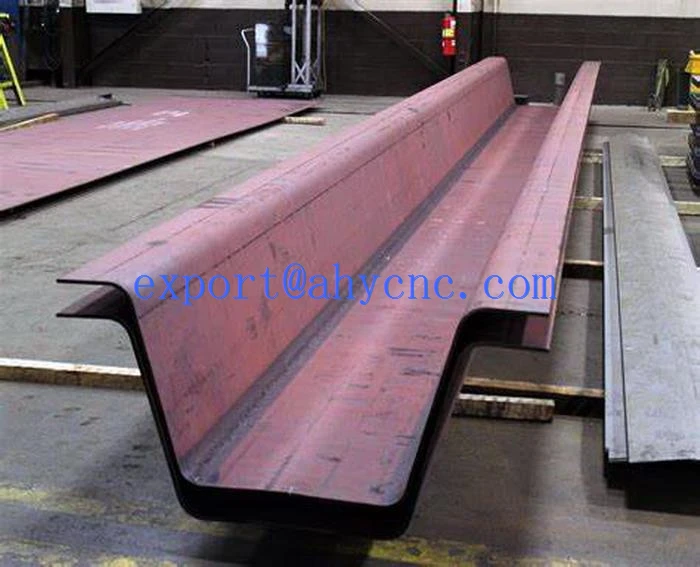 10m mild steel U channel bending machine Yawei 11m press brake delm da66t
