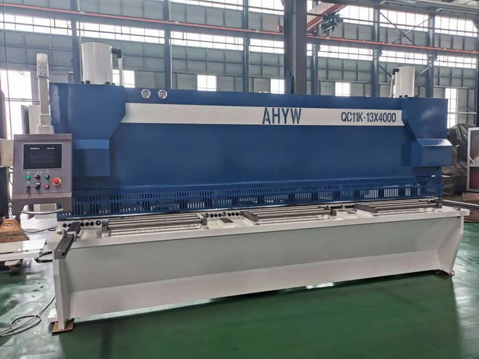 AHYW China Yawei HGSK 12MM 4M CNC VR Guillotine shear Delem dac360t
